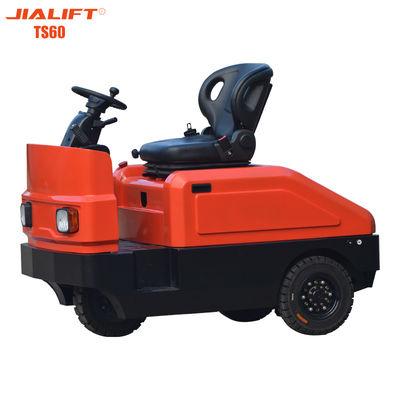 jakość  6000kg Electric Tow Tractor Motors Seated Electric Baggage Tug  5500N fabryka